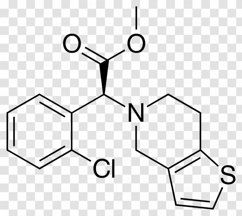 Clopidogrel Antiplatelet Drug Prasugrel Pharmaceutical Thienopyridine - Symmetry - Strokes Transparent PNG
