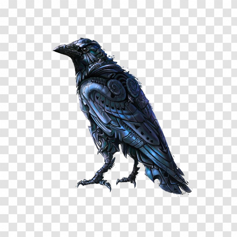 Common Raven Crow Art Image Transparent PNG