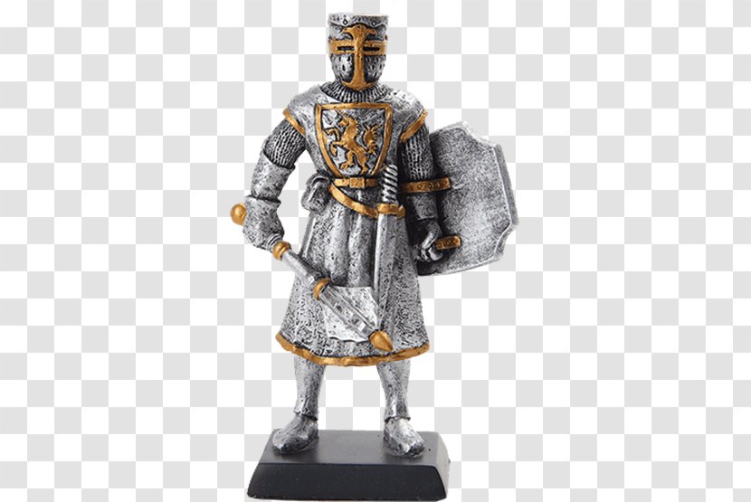 Middle Ages Knight Dollhouse Figurine Miniature - Knightly Sword Transparent PNG