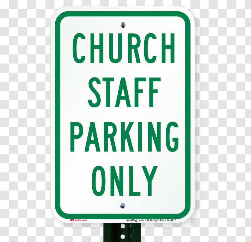 Car Park Valet Parking Signage - Sign - Staff Only Transparent PNG