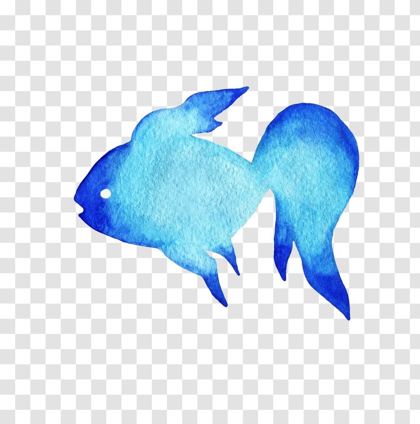 Watercolor Painting Image Illustration - Dolphin - Boxfish Transparent PNG