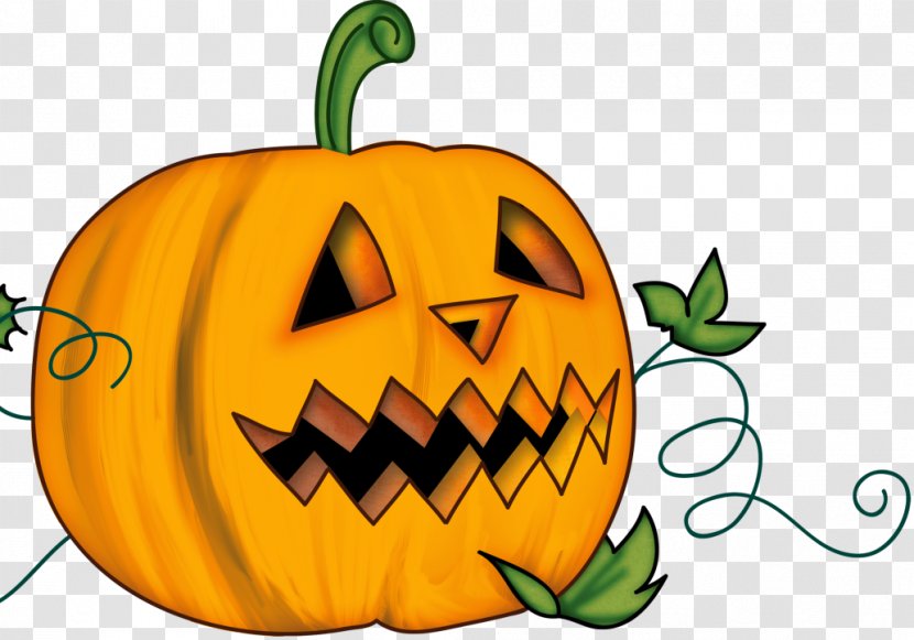 Jack-o'-lantern Halloween Pumpkin Clip Art - Winter Squash Transparent PNG
