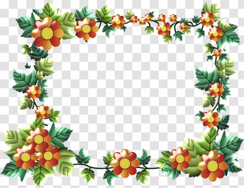 Floral Decorative - Drawing - Holly Wreath Transparent PNG