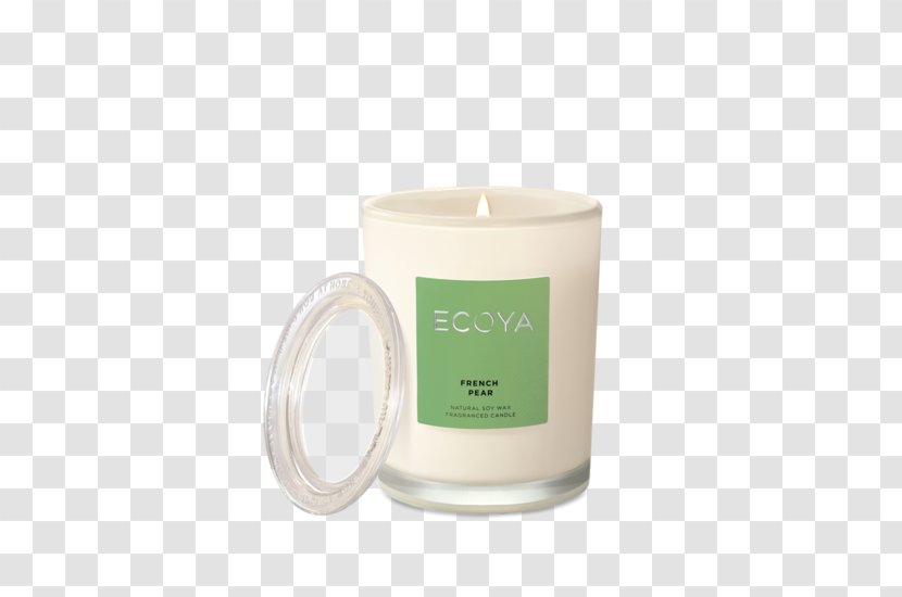 Wax Jar Soy Candle Glass Transparent PNG