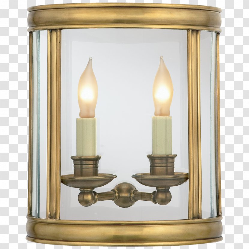 Sconce Light Fixture Visual Comfort Probability Lighting - Lantern - Pinterest Half Bathroom Design Ideas Transparent PNG