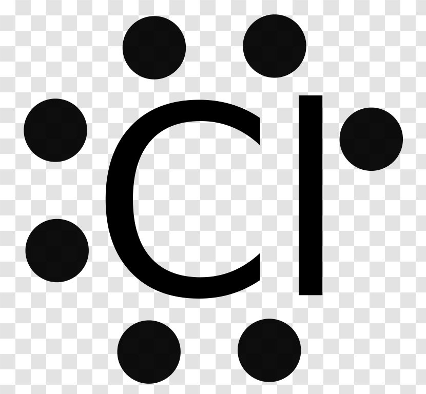 Lewis Structure Chlorine Atom Chemistry Chloride - Magnesium Transparent PNG