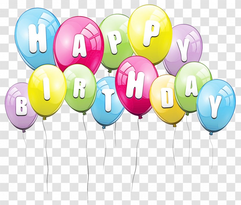 Happy Birthday Text - Party Supply Transparent PNG