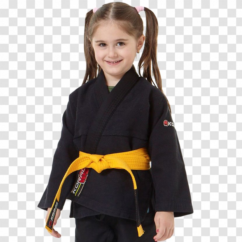 Robe Dobok Kimono White Blue - Sports Uniform - CHILDREN Fighting Transparent PNG