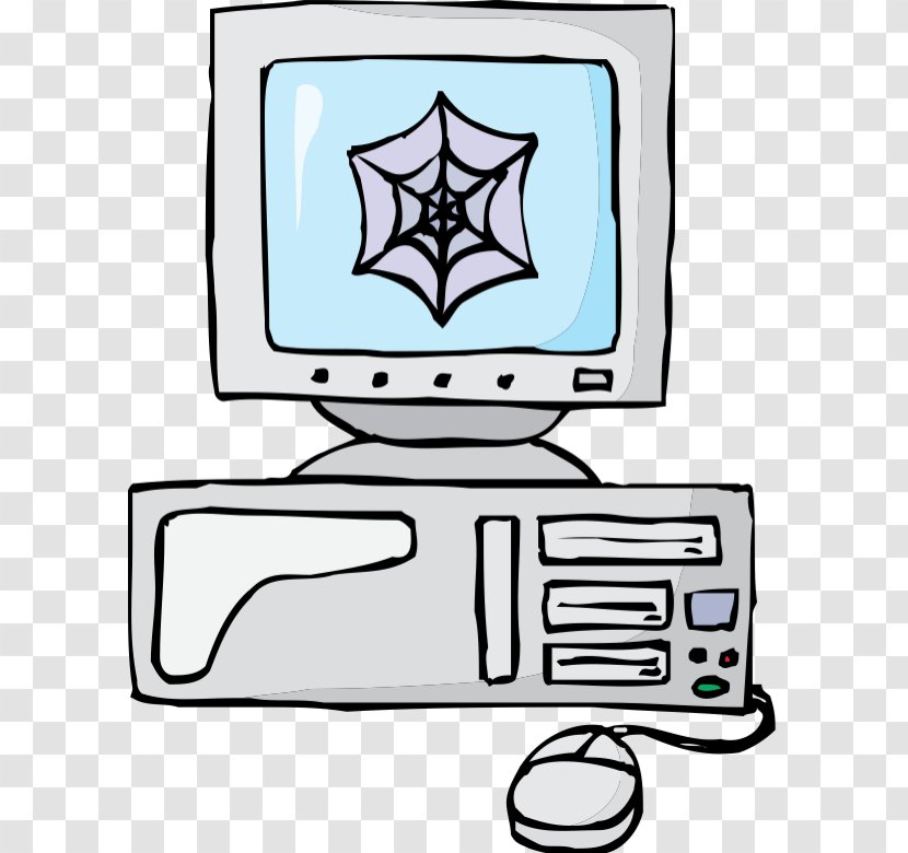 Line Cartoon - Computer Monitor Accessory - Television Transparent PNG