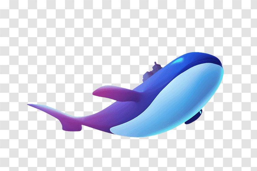 Dolphin Web Design Whale Icon - Cobalt Blue Transparent PNG