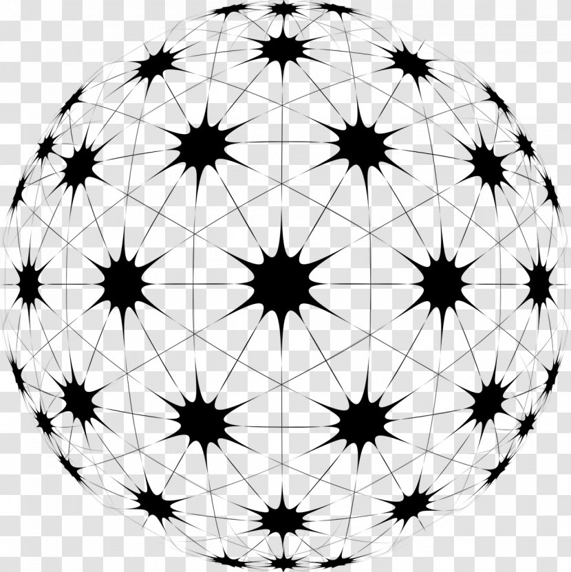 Sphere Circle Geometry - Monochrome Transparent PNG