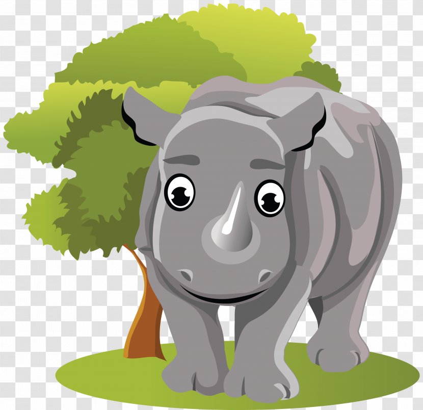 Cartoon Baby Jungle Animals Clip Art - ANIMAL CARTOON Transparent PNG