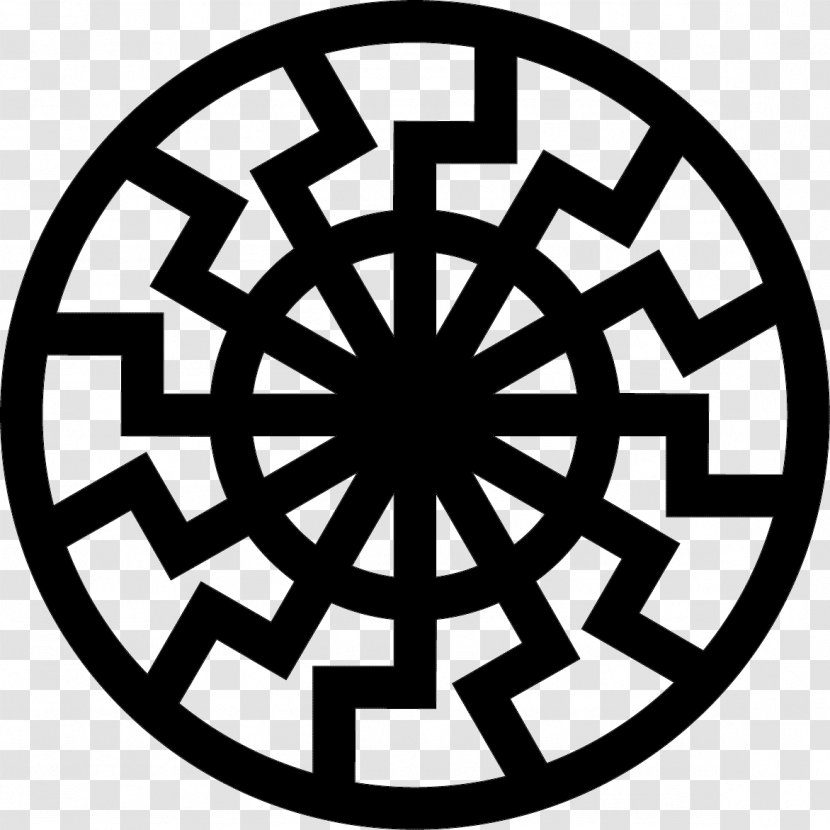 Coming Race EasyRead Edition Black Sun Nazism Thule Society Swastika - Symmetry - Symbol Transparent PNG