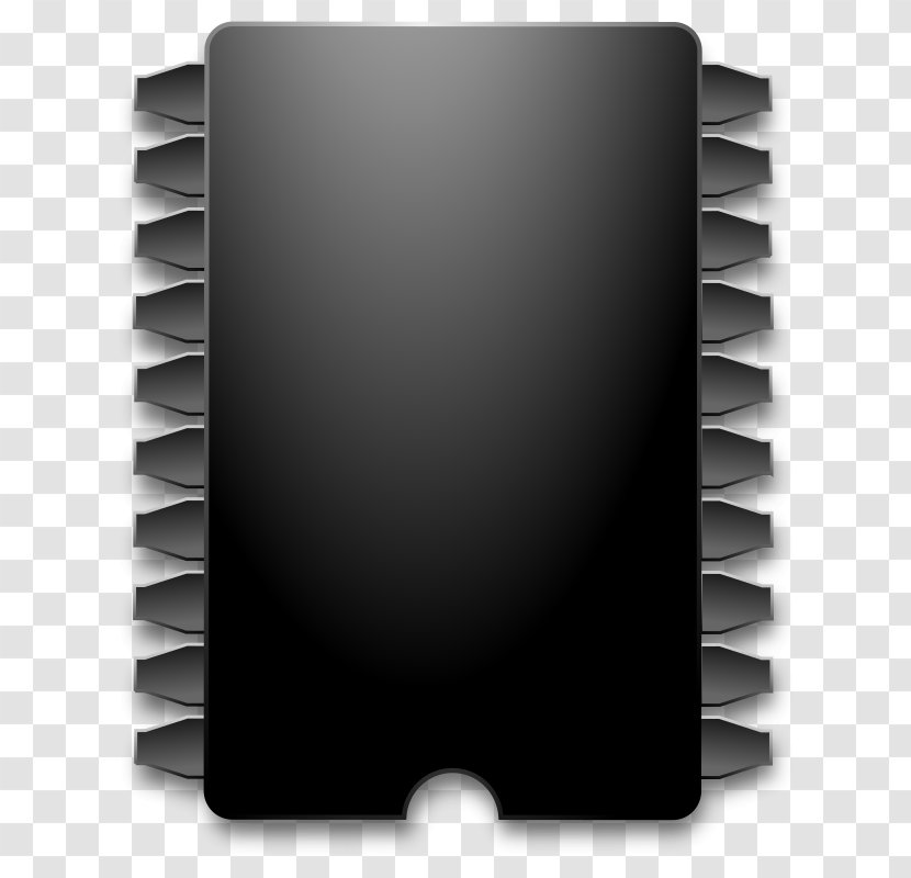Integrated Circuits & Chips Biochip Password - Black And White - Android Transparent PNG