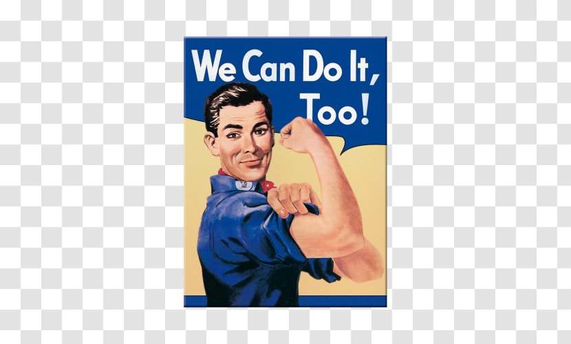 We Can Do It! Rosie The Riveter Paper Woman Printing - It Transparent PNG