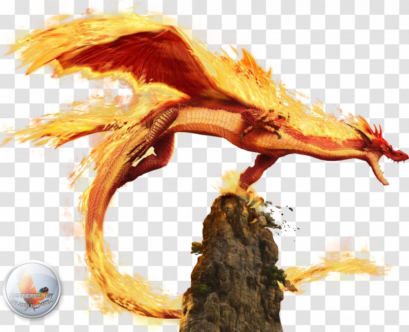 Dragon Legendary Creature Smaug Art Wallpaper - Fantastic Transparent PNG