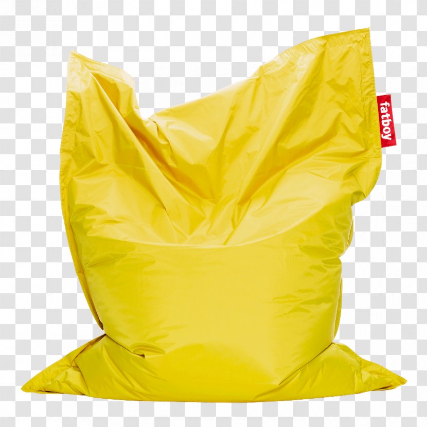 Bean Bag Chairs Living Room Furniture - Yellow Transparent PNG