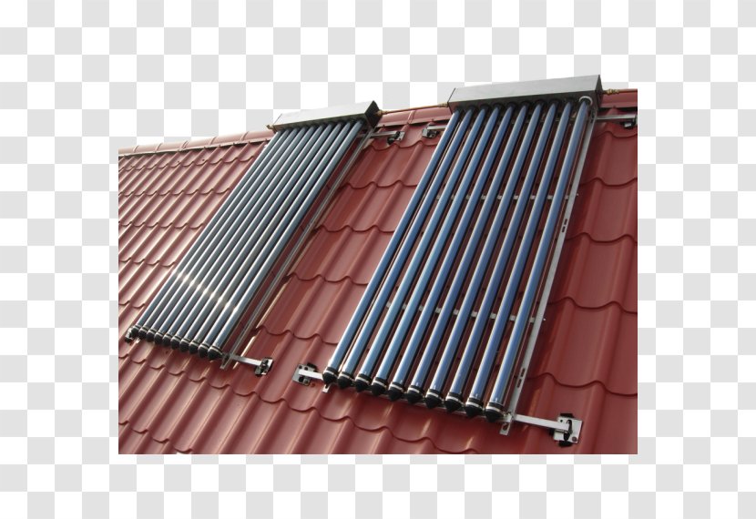 Solar Panels Water Heating Hot Storage Tank Energy Heater - Berogailu - Chauffe-eau Solaire Transparent PNG