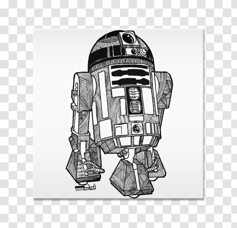 Drawing R2-D2 Art Nerd - Geek - R2d2 Transparent PNG