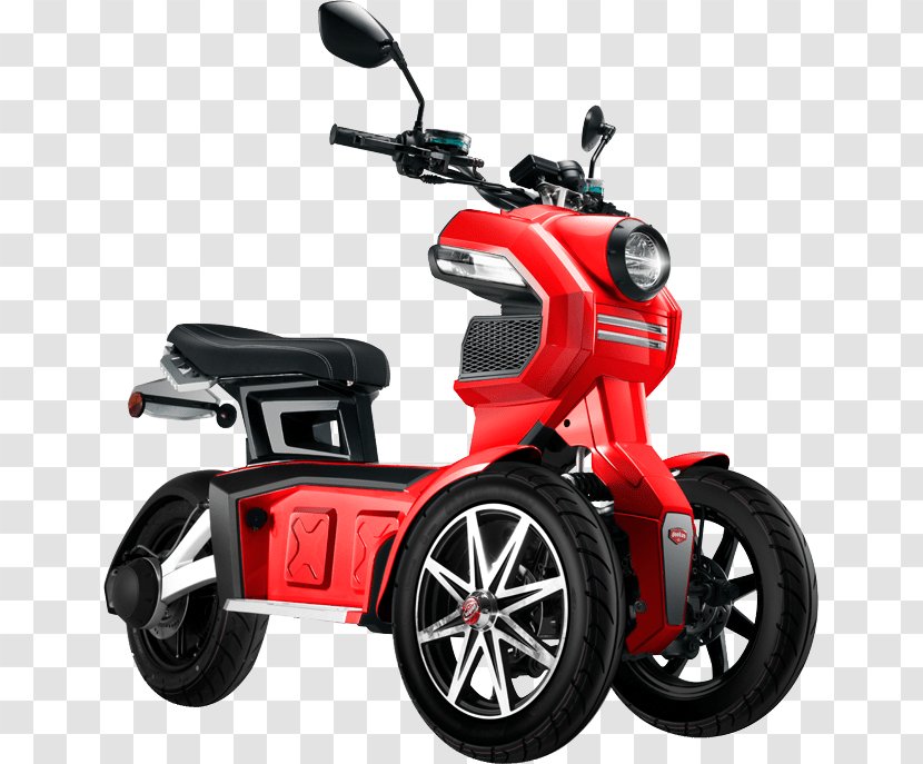 Electric Motorcycles And Scooters Vehicle Bicycle - Scooter Transparent PNG