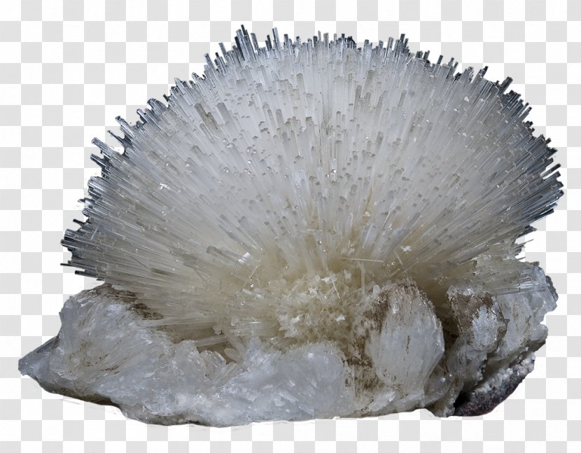 Crystal Habit Mineral Acicular Natrolite - Mineralogy - Rock Transparent PNG
