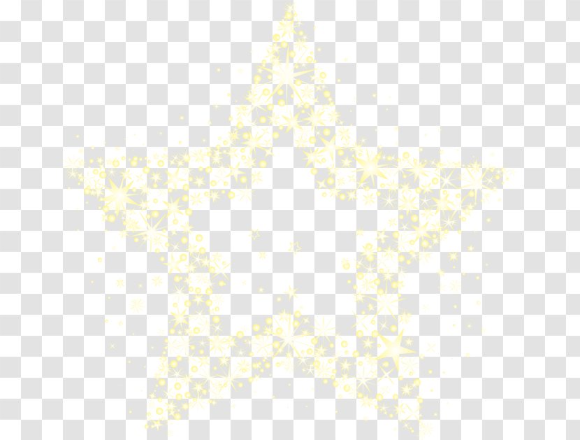 Symmetry Yellow Angle Pattern - Cool Star Transparent PNG