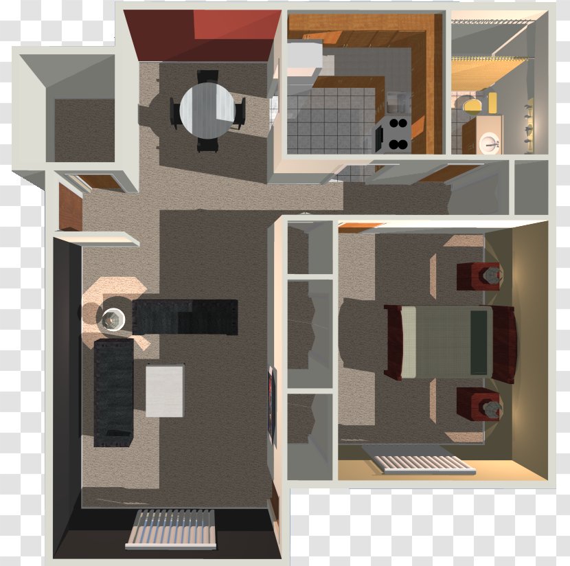 3D Floor Plan House Architecture Interior Design Services Transparent PNG