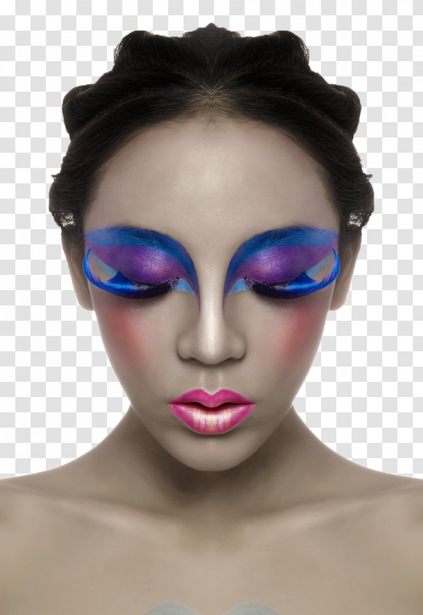 Beauty Make-up Cosmetics Model - Eyebrow - Makeup Transparent PNG