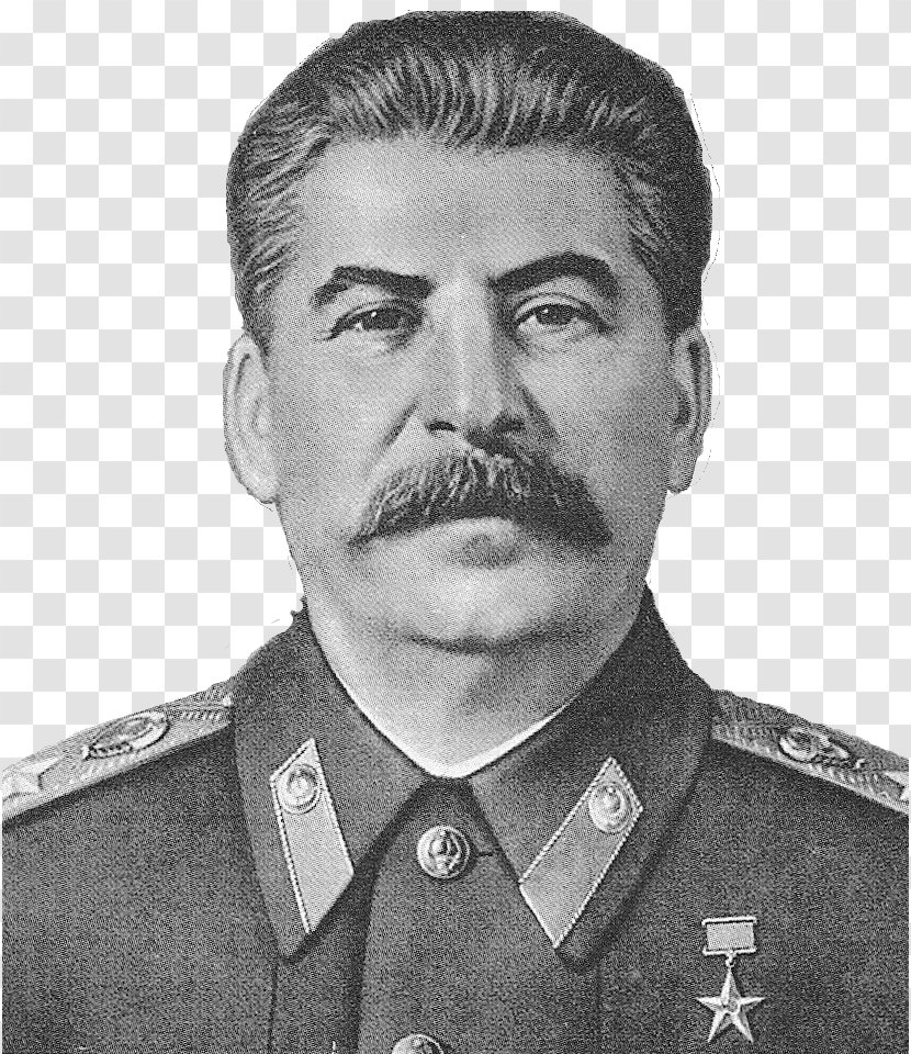 Joseph Stalin Soviet Union Napoleon Stalinism Communism - Black And White Transparent PNG