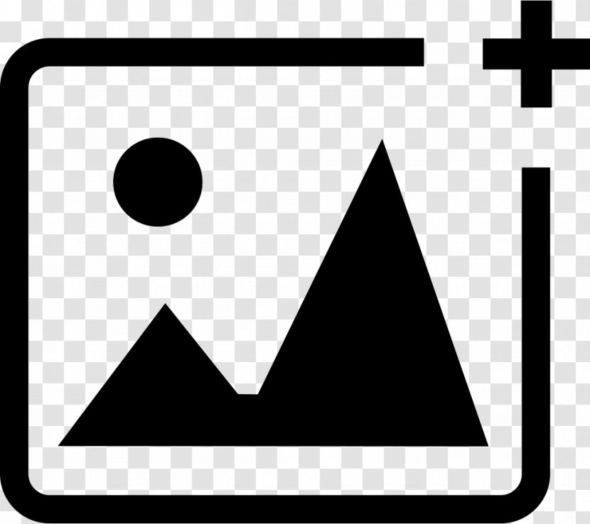 Triangle Point Font Black M - Symbol Transparent PNG