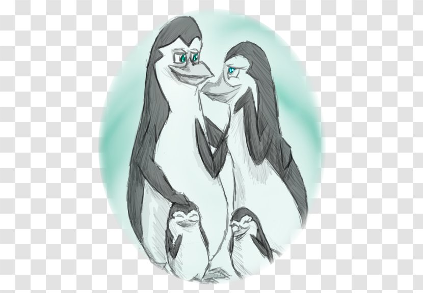 Penguin Sketch Illustration Mammal Legendary Creature - Mythical Transparent PNG
