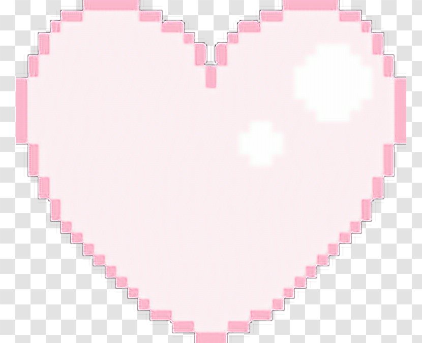Pixel Art Vector Graphics Cross-stitch Image - Flower - PASTEL Heart Transparent PNG