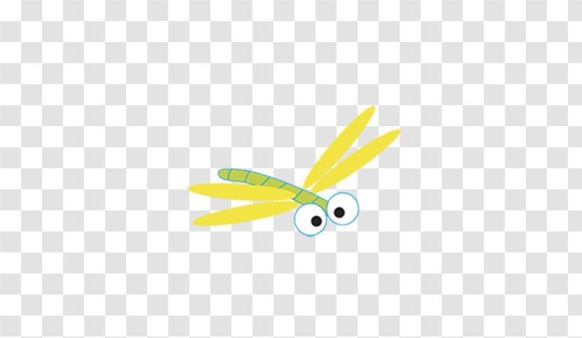 Dragonfly Yellow Illustration Transparent PNG