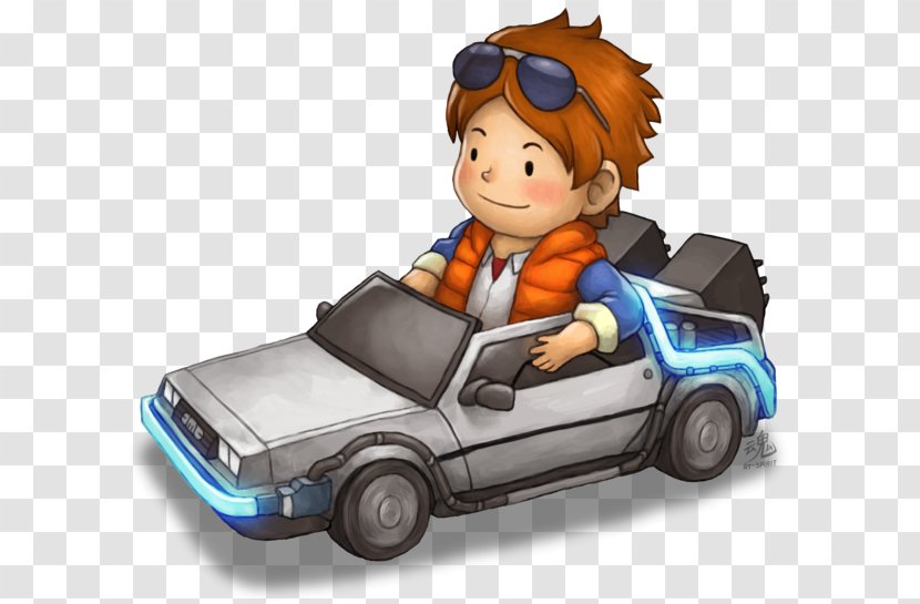 Car Marty McFly Biff Tannen DeLorean DMC-12 Dr. Emmett Brown Transparent PNG