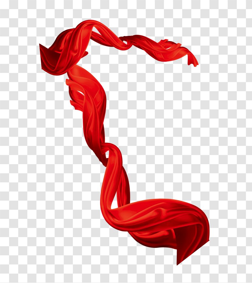 Red Silk Ribbon Download - Rgb Color Model - Ribbon,silk,Silk,cloak Transparent PNG
