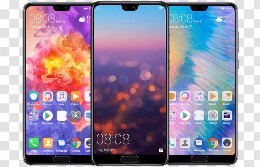Huawei P20 Smartphone 华为 IPhone X - Telephony Transparent PNG