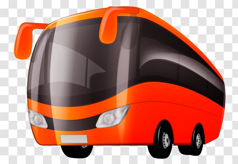Bus Software Icon - Orange - Cartoon Transparent PNG