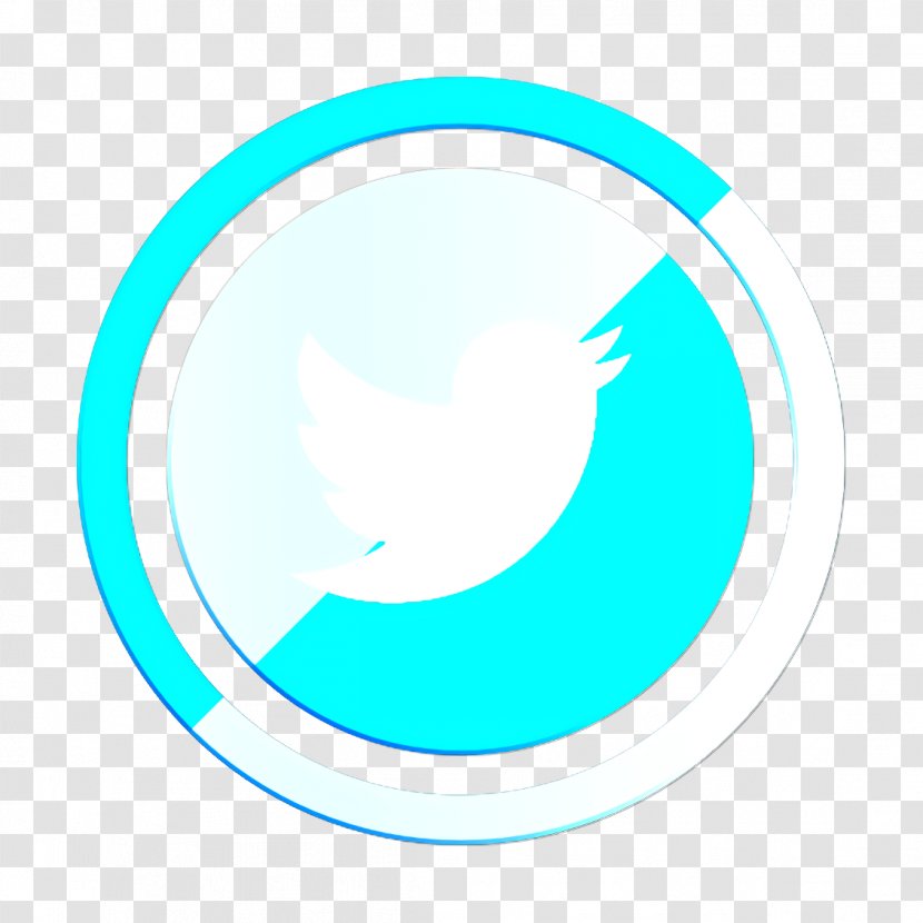 Follow Icon Media Social - Logo - Electric Blue Transparent PNG