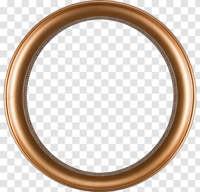 Metal Copper Brass Material - Silhouette - Circular Transparent PNG