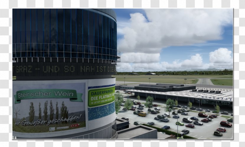 Graz Airport Innsbruck Flight Simulator AEROSOFT GmbH Simulation - City Transparent PNG