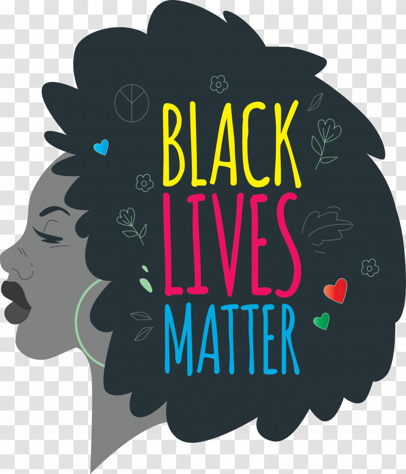 Black Lives Matter STOP RACISM Transparent PNG