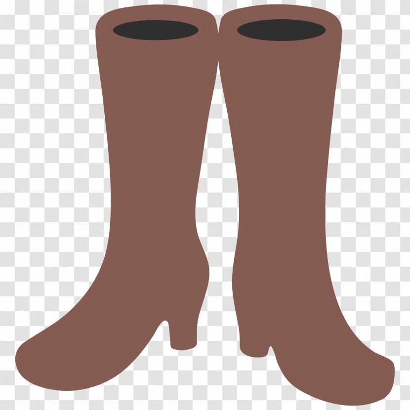 Emoji Boot Android Emoticon - Shoe Transparent PNG