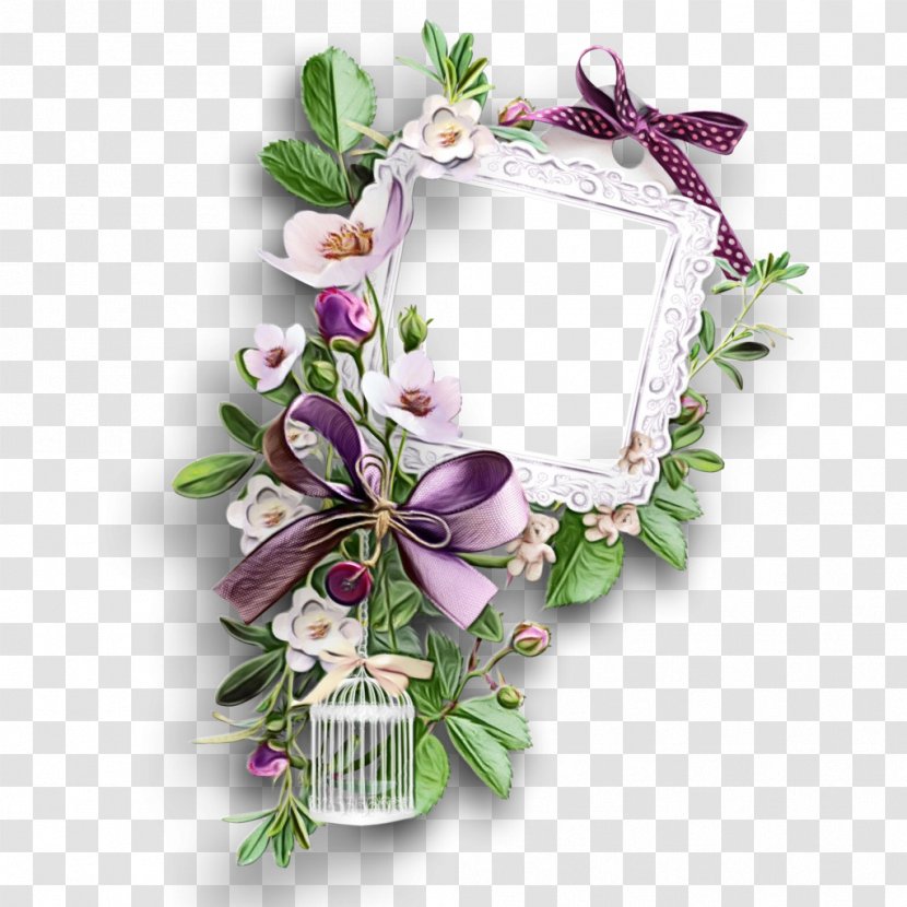 Purple Flower Wreath - Bouquet Interior Design Transparent PNG