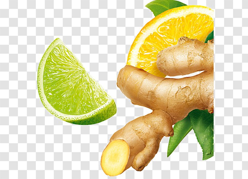 Ginger Tea Lemon - Lime - And Transparent PNG