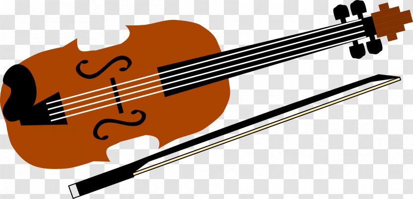 Violin Bow Musical Instruments Clip Art - Heart Transparent PNG