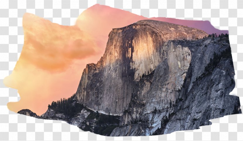 Apple MacBook Pro Air MacOS OS X Yosemite - Time Machine - Half Dome Transparent PNG