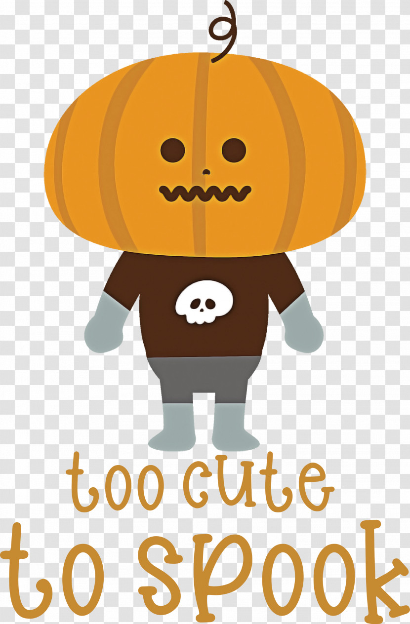 Halloween Too Cute To Spook Spook Transparent PNG