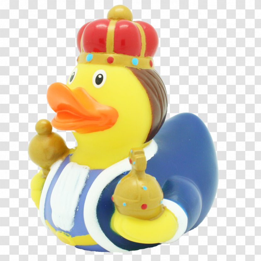 Rubber Duck Toy King Natural - Bathtub Transparent PNG