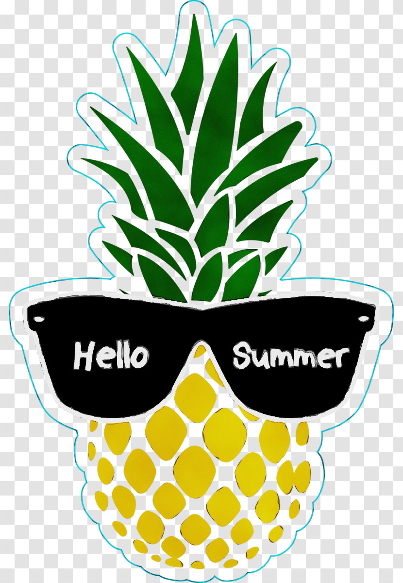 Summer Pineapple Transparent PNG