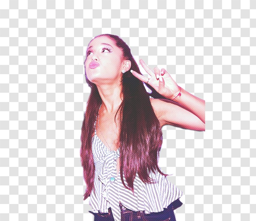 Ariana Grande The Honeymoon Tour Moonlight Dangerous Woman Hair - Heart Transparent PNG